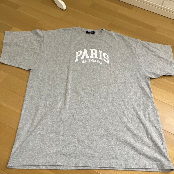 バレンシアガ BALENCIAGA 新品 本物 PARIS ロゴ オーバーサイズ Tシャツ