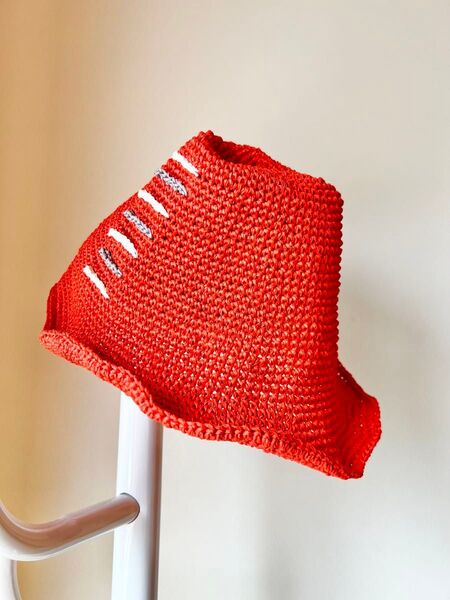 キッズ麦わら帽子 ハンドメイド