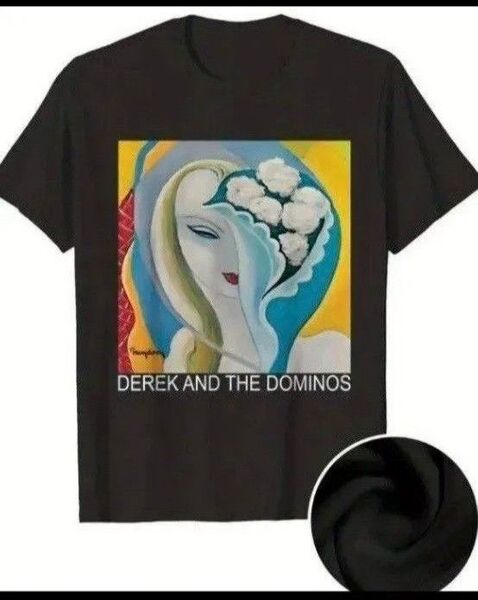 【新品】エリック・クラプトン Tシャツ デレク・アンド・ザ・ドミノス derek レイラ 来日公演 M L メンズ