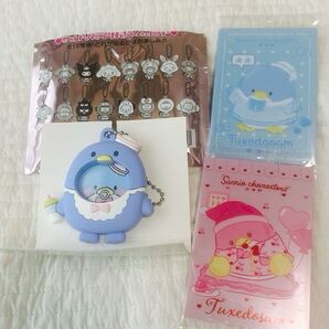 サンリオキャラクターズ フォトバッジ付きマスコット ベビー ウエハース8 水色デイズ ホカンス タキシードサム サム Sanrio