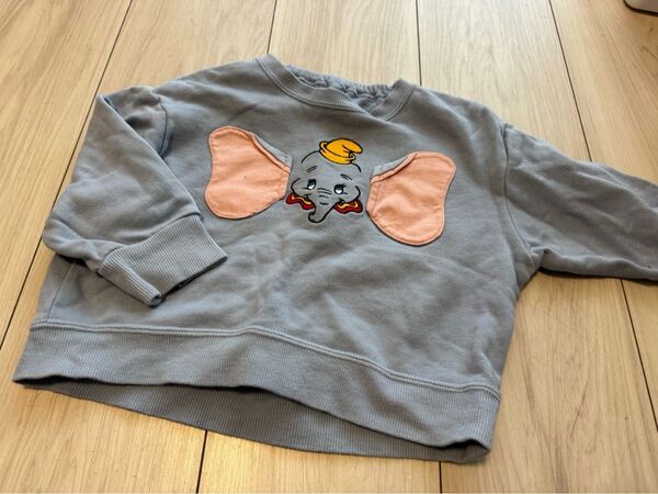 トレーナー スウェット ディズニー ダンボ GU ベビー 長袖