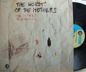 ３枚で送料無料【米MGM】The Mothers of Invention (Frank Zappa)/The Worst of The Mothers (未CD化)