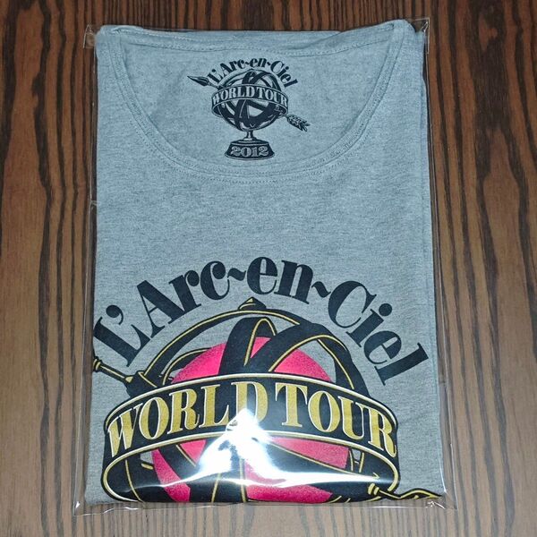 【未使用品】L'Arc en ciel world tour 2012 Tシャツ グレー medium ラルク ワールドツアー M