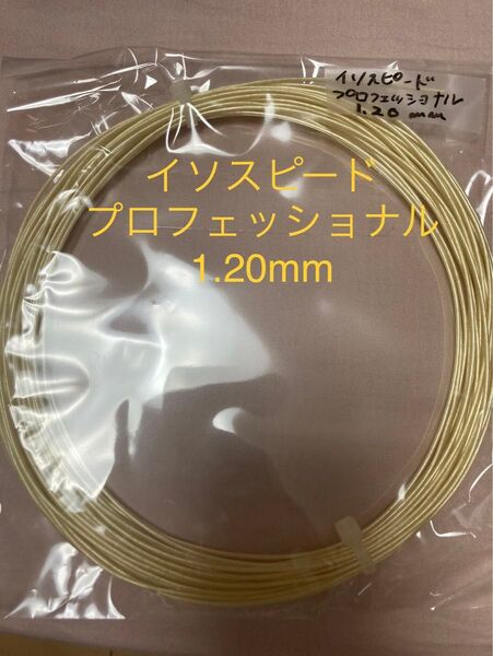 12mカット品 イソスピード プロフェッショナル 120 カットガット isospeed