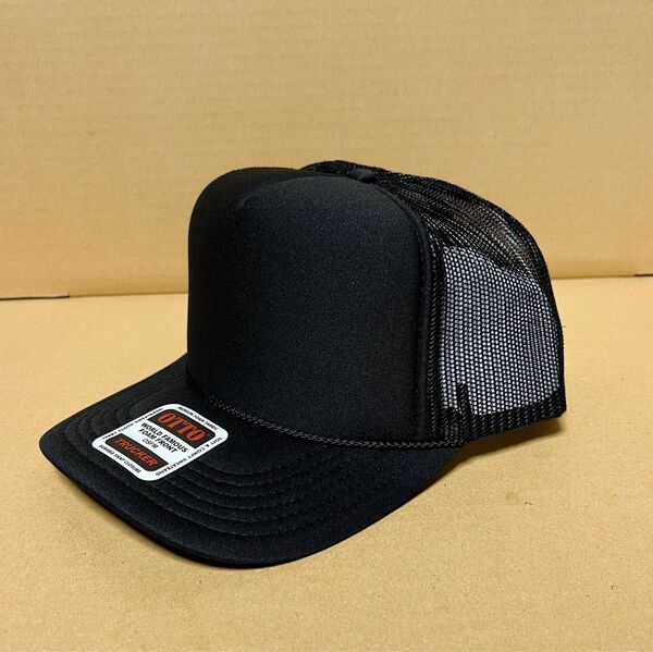 OTTO メッシュキャップ ブラック 黒 BLACK クロ オットー CAP 帽子 無地 野球帽