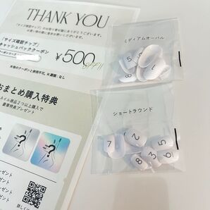 EVER NAIL ネイルチップ サイズ確認チップセット オーバル・ラウンド