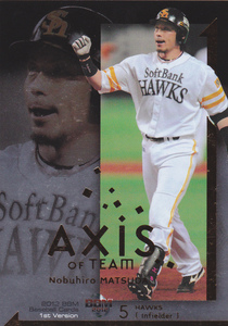 2012BBM base Ball Card 1st AX01 pine rice field .. Fukuoka SoftBank Hawks Shiga prefecture 