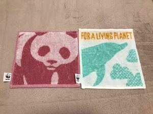  новый товар WWF мир охрана природы фонд оригинал Panda дельфин полотенце для рук органический хлопок 100% 2 шт. комплект 
