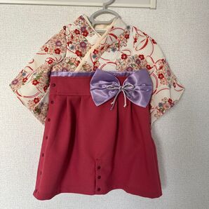 美品 ベビー袴 袴ロンパース 50〜70cm