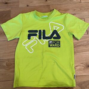 FILA ライムグリーン Tシャツ