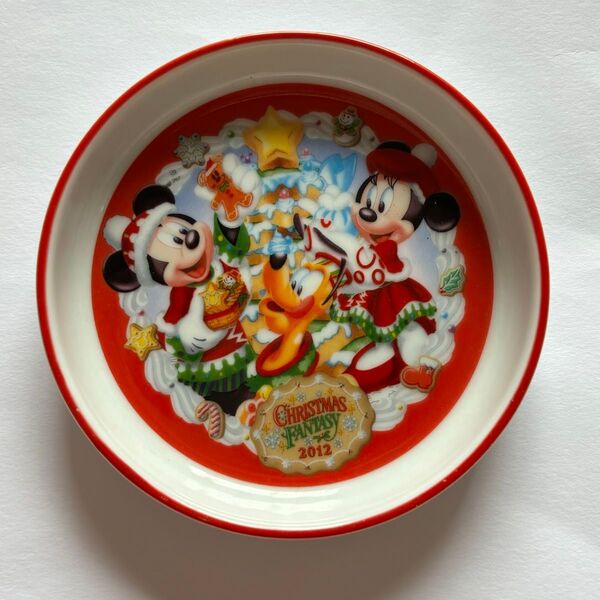 ディズニーランド クリスマス スーベニアプレート 2012年