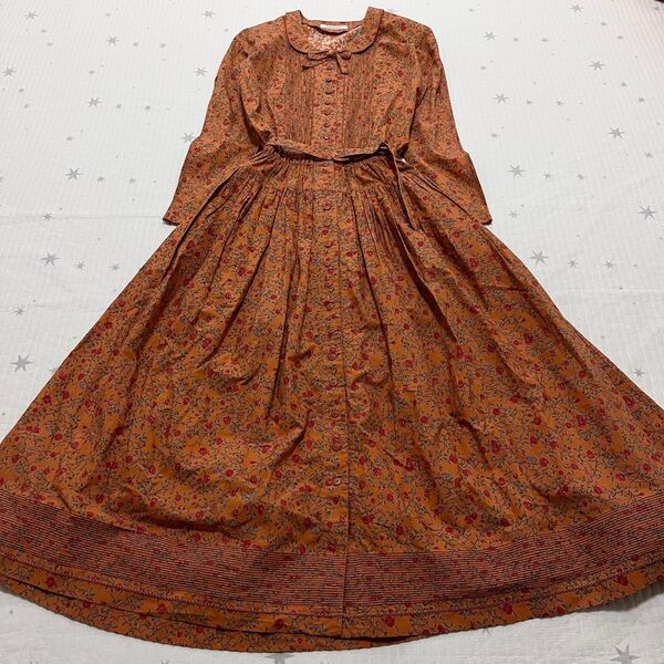 【極美品】カネコイサオ ワンダフルワールド 豪華ワンピース ウエストベルト