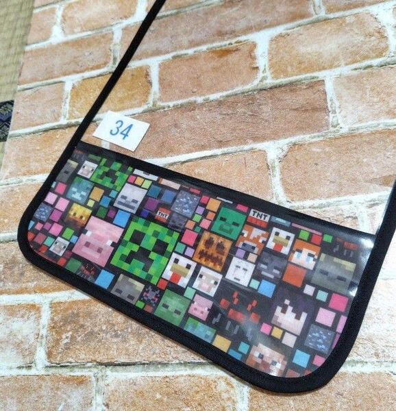 34*ハンドメイド*ランドセルカバー*マイクラ*男の子