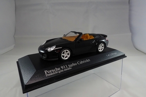  бесплатная доставка!! 1/43 Minichamps производства Porsche 911 турбо S кабриолет 