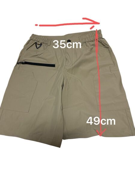 ハーフパンツ 【S】速乾 ゴルフ 短パン ストレッチ 作業着 半ズボン カーゴ ショートパンツ 撥水 登山 釣り キャンプ