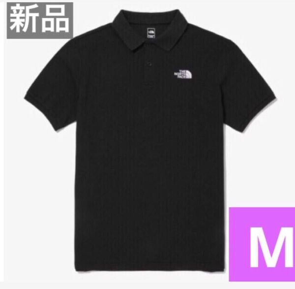 THE NORTHFACE ノースフェイス ポロシャツ ブラック Mサイズ 韓国