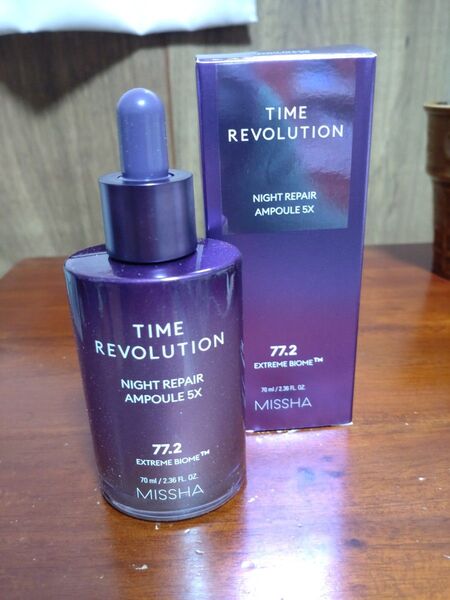新品 MISSHA ミシャ タイムレボリューション ナイトリペア 美容液 アンプル 70ml 韓国 正規購入品