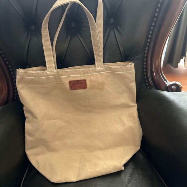 genten トートバッグ ベージュ
