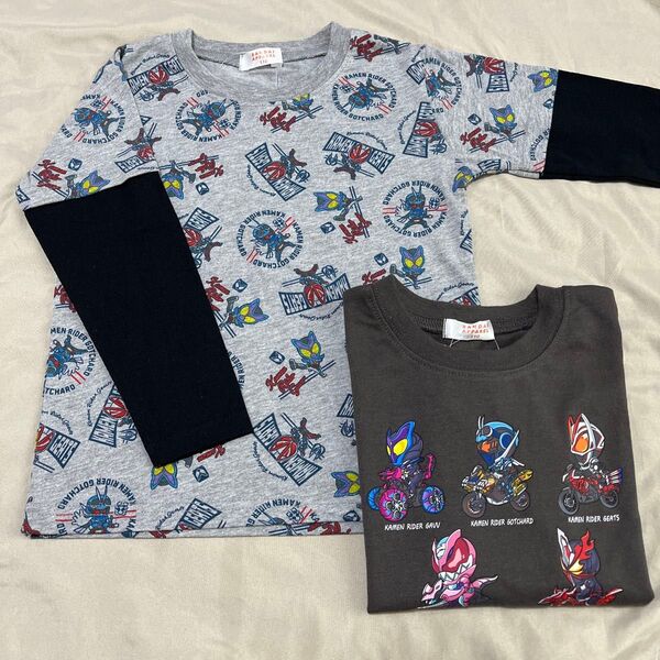 仮面ライダーガヴ 長袖 Tシャツ ロンT 110cm 新品 未使用 2枚セット 仮面ライダーガヴ ガッチャード ギーツ