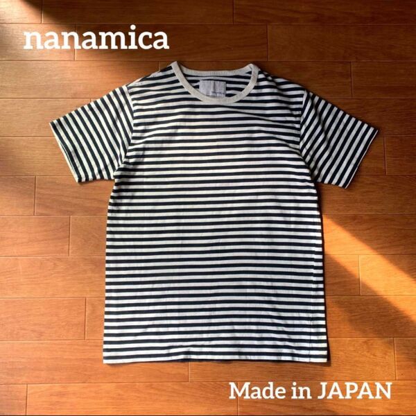 ナナミカ COOLMAX St. Jersey Tee ボーダー Tシャツ M