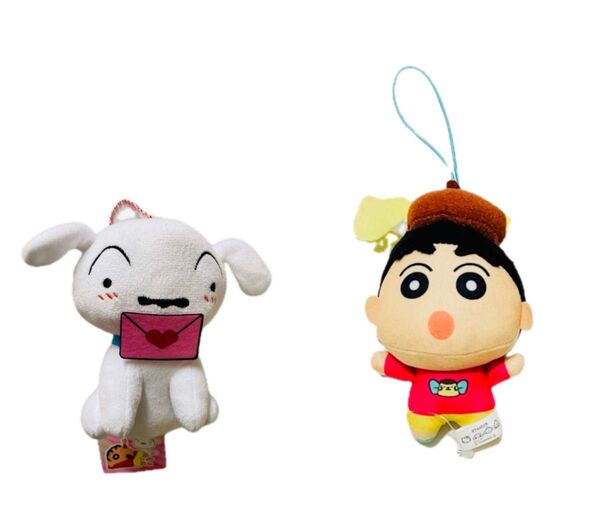 クレヨンしんちゃん×サンリオキャラクターズまねっこみにぬいぐるみ しろマスコット
