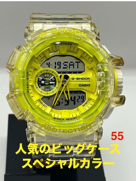 CASIO G-SHOCK ビッグケース スケルトン クレイジーカラー 実働品♪ カシオ Gショック ジーショック