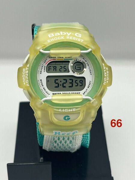 CASIO G-SHOCK baby-G 国際サンゴ礁保護保護協会限定モデル 電池交換済 実働品 カシオ ベビージー ベビーG