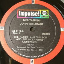 JOHN COLTRANE / MEDITATIONS / impulse! 赤黒ラベル US盤_画像6