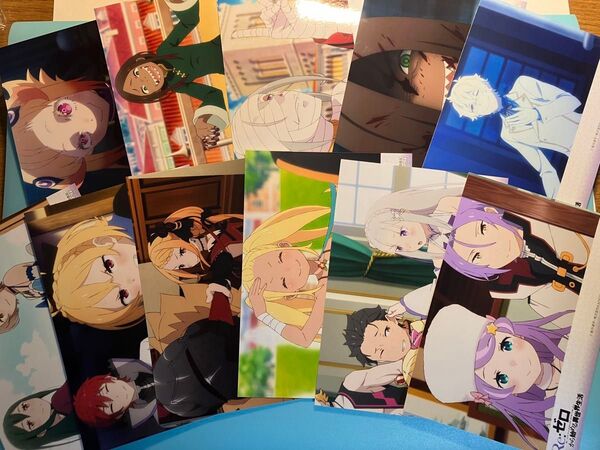 11枚セット【Re:ゼロから始める異世界生活】3rd seasonオンリーショップ in アニメイト / エミリア スバル
