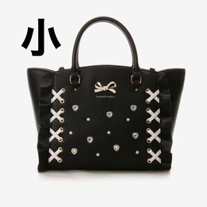新品 SAMANTHAVEGA レースアップハートビジューフラッター 小