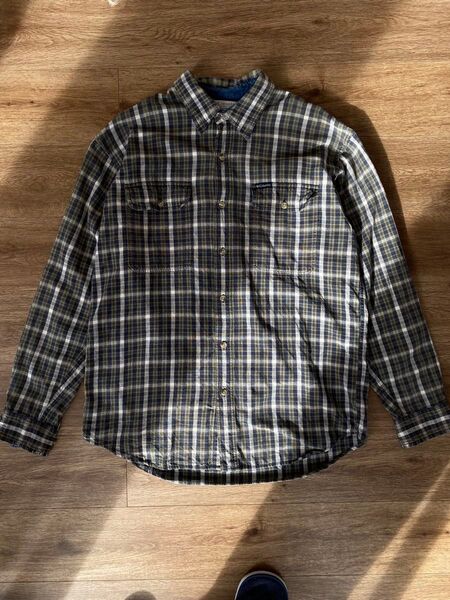 90's Columbia L/S plaid shirt