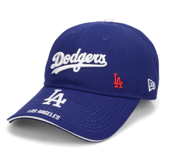 ☆MLB 開幕戦 コラボキャップ☆ドジャース☆ 青