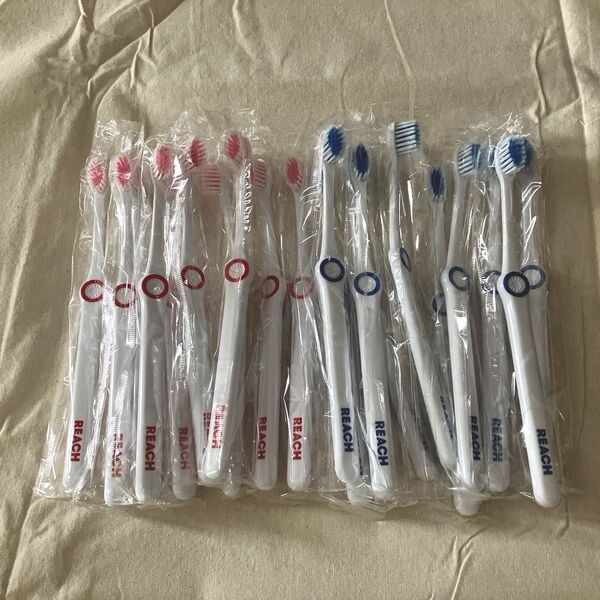 REACH 歯ブラシ まとめ売り ピンク 青 新品 未使用