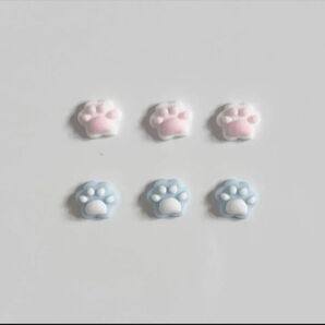 肉球ネイルパーツ 6個セット