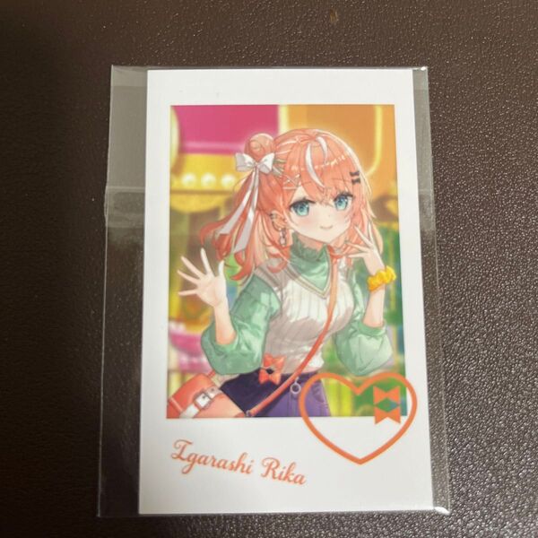 にじさんじ イディオス idios テーマパークグッズ ランダムチェキ風カード 五十嵐梨花
