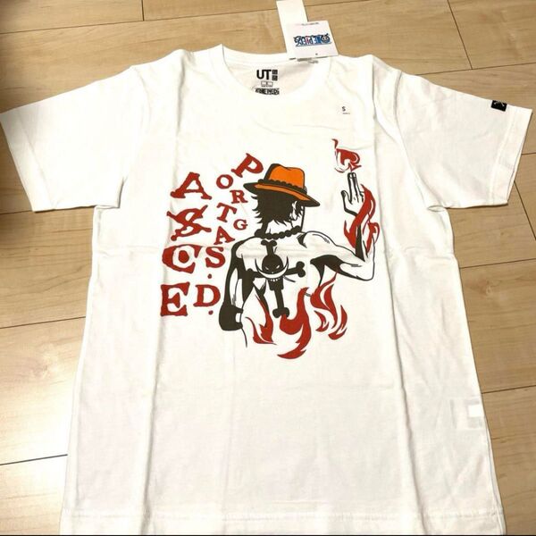 one piece ワンピース ace 火拳のエース 白ひげ tシャツ ユニクロ