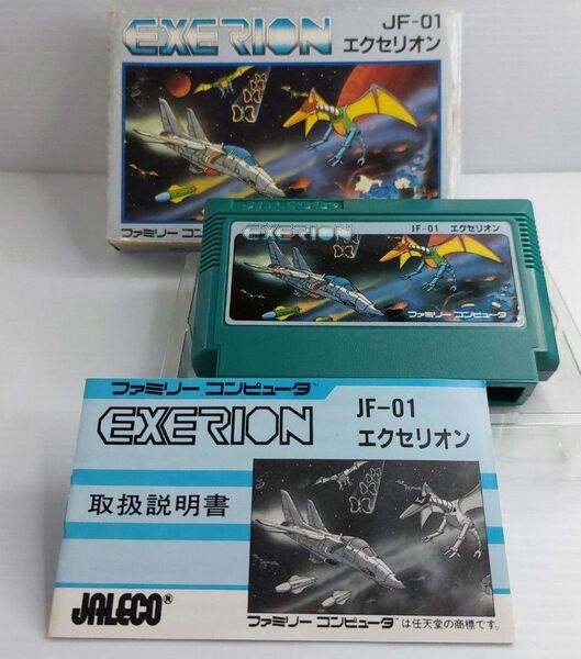 FC エクセリオン ジャレコ 箱説付 ファミコンソフト動作確認済 中古