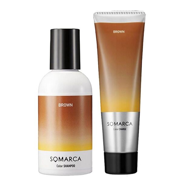 新品未使用 ソマルカ カラーシャンプー150ml カラーチャージ130g ブラウン
