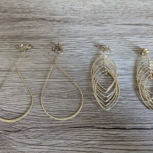 アクセサリー イヤリング ゴールド
