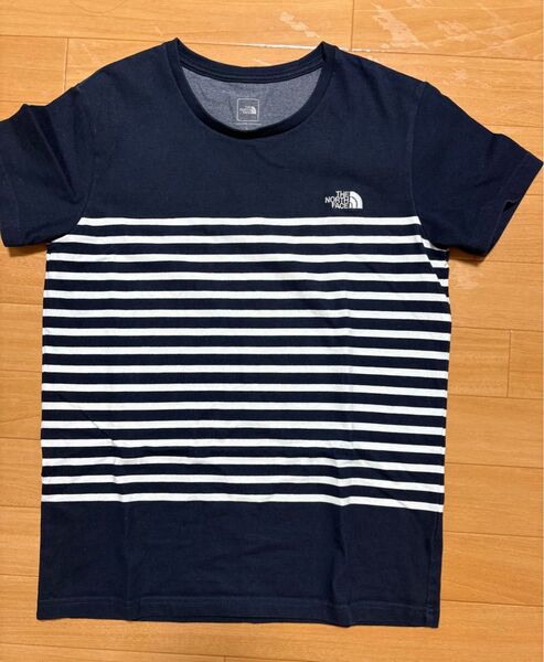 THE NORTH FACE ボーダーTシャツ ネイビー×ホワイト