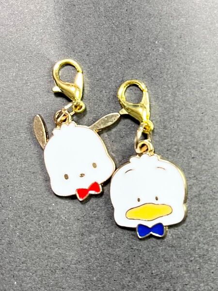 アヒルのペックル&ポチャッコ【200円OFFクーポンご利用で300円】サンリオキャラクターズ ミニチャーム・マスクチャーム