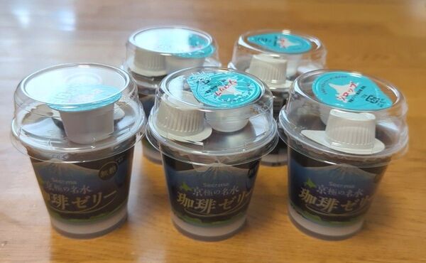 セイコーマート 京極の名水珈琲ゼリー コーヒーゼリー 5個