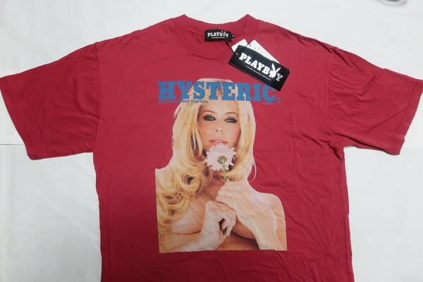 【送料無料・未使用】＜定価11,880円＞HYSTERIC GLAMOURヒステリックグラマー×PLAYBOY　Ｔシャツ　サイズ：Ｍ /オゾンコミュニティ―