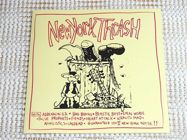 New York Thrash / ROIR /70年代末〜80年代初頭 NY地下 ハードコア 重要コンピ/ Bad Brains Nihilistics Stimulators Kraut The Mad 等収録
