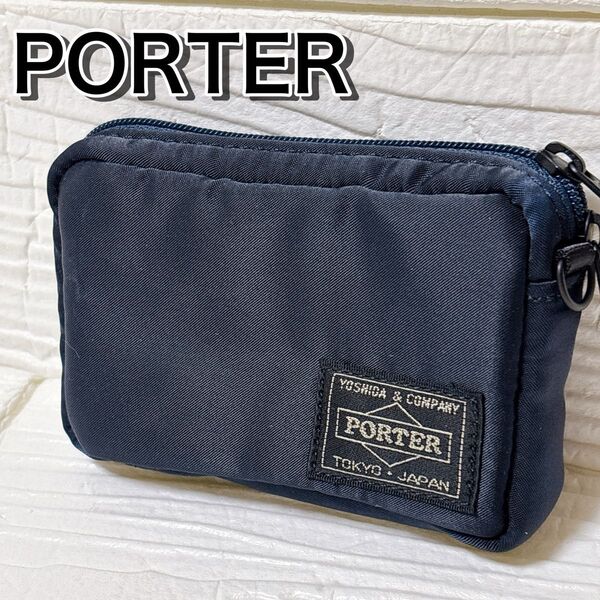 PORTER ポーター 吉田カバン 小物入れ カメラポーチ ネイビー