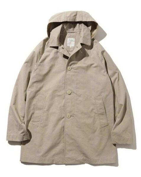 B:MING by BEAMS コットンリップストップ ステンカラーコート M アウター ジャケット カジュアル