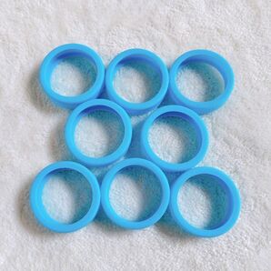 タイヤカバー キャリーケース スーツケース 荷物用 水色 8個入