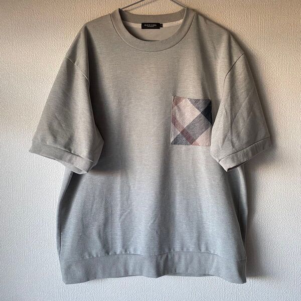 BLACK LABEL CRESTBRIDGE 半袖Tシャツ グレー チェック