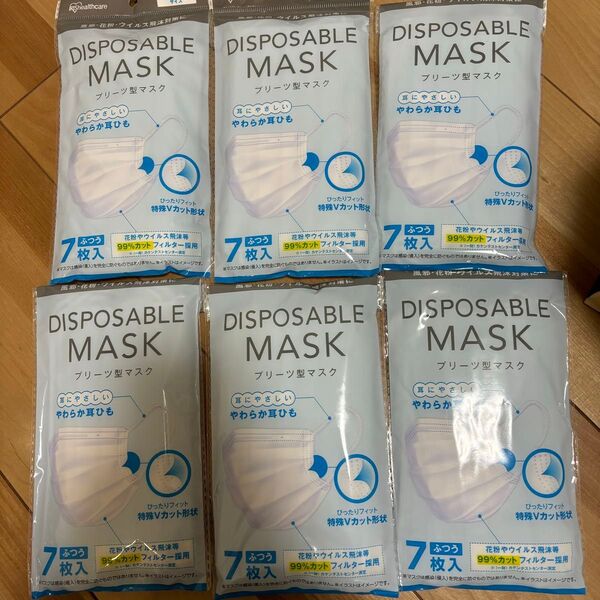 アイリスオーヤマ マスク 7枚入り×6セット