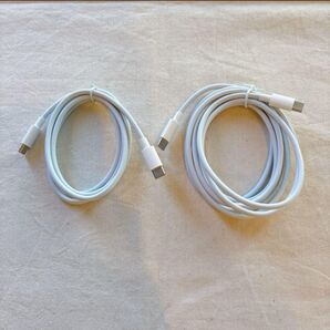 TypeC ケーブル 2本セット PD対応 60W/3A 1m×1 2m×1 タイプC